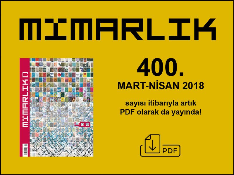 MİMARLIK Dergisi PDF Olarak Yayında!